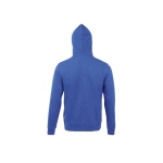 Men's hooded sweater, 80% cotton, 280 g/m2, SOL'S Spike royal blue colour rear view