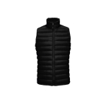 Padded men's corporate gilet, sorona & polyester, SOL'S Wilson BW black colour