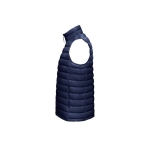 Padded men's corporate gilet, sorona & polyester, SOL'S Wilson BW navy-blue colour side view