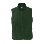 Unisex polyester fleece gilet, 320 g/m2, SOL'S Norway military green colour tenth view