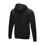 Men’s organic cotton GOTS sweatshirt, 280 g/m², Elevate NXT black colour