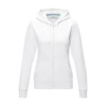 Women’s organic cotton GOTS sweatshirt, 280 g/m², Elevate NXT white colour