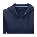 Women’s organic cotton GOTS sweatshirt, 280 g/m², Elevate NXT navy-blue colour