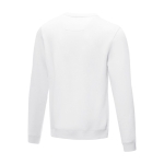 Men’s organic cotton GOTS crew neck sweater, 280 g/m², Elevate NXT white colour