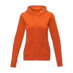 Women’s cotton hoodie, 240 g/m², Elevate Essentials orange colour