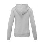 Women’s cotton hoodie, 240 g/m², Elevate Essentials light grey colour