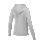 Women’s cotton hoodie, 240 g/m², Elevate Essentials light grey colour