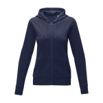 Women’s cotton hoodie, 240 g/m², Elevate Essentials navy-blue colour