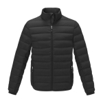 Men’s down jacket in polyester, 164 g/m², Elevate Life black colour