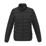 Women’s down jacket in polyester, 164 g/m², Elevate Life black colour