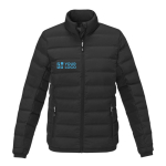 Women’s down jacket in polyester, 164 g/m², Elevate Life black colour