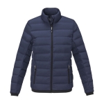 Women’s down jacket in polyester, 164 g/m², Elevate Life navy-blue colour