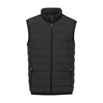 Men’s down gilet in polyester, 164 g/m², Elevate Life black colour