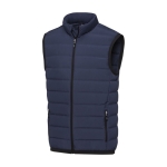 Men’s down gilet in polyester, 164 g/m², Elevate Life navy-blue colour