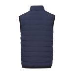 Men’s down gilet in polyester, 164 g/m², Elevate Life navy-blue colour