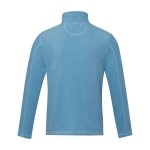 Men’s recycled polyester fleece jacket, 174 g/m², Elevate NXT blue colour