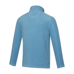 Men’s recycled polyester fleece jacket, 174 g/m², Elevate NXT blue colour