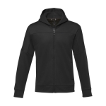 Men’s sports polyester jacket, 245 g/m², Elevate Life black colour