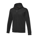 Men’s sports polyester jacket, 245 g/m², Elevate Life black colour