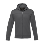 Men’s sports polyester jacket, 245 g/m², Elevate Life dark grey colour