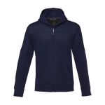 Men’s sports polyester jacket, 245 g/m², Elevate Life navy-blue colour