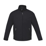 Men’s nylon 320T and polyester jacket, 60 g/m², Elevate Life black colour