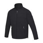 Men’s nylon 320T and polyester jacket, 60 g/m², Elevate Life black colour