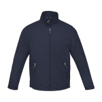 Men’s nylon 320T and polyester jacket, 60 g/m², Elevate Life navy-blue colour