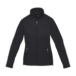 Women’s nylon 320T and polyester jacket, 60 g/m², Elevate Life black colour