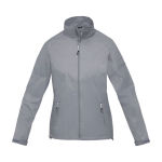 Women’s nylon 320T and polyester jacket, 60 g/m², Elevate Life grey colour