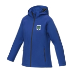 Women’s polyester jacket, 250 g/m², Elevate Essentials blue colour