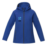 Women’s polyester jacket, 250 g/m², Elevate Essentials blue colour