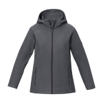 Women’s polyester jacket, 250 g/m², Elevate Essentials dark grey colour