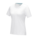 Women’s organic cotton GOTS t-shirt, 160 g/m², Elevate NXT white colour