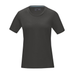 Women’s organic cotton GOTS t-shirt, 160 g/m², Elevate NXT dark grey colour