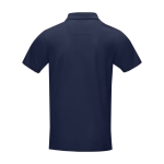 Men’s corporate organic cotton GOTS polo shirt, 180 g/m², Elevate NXT navy-blue colour