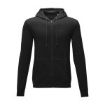 Men’s cotton hoodie, 240 g/m², Elevate Essentials black colour