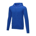 Men’s cotton hoodie, 240 g/m², Elevate Essentials blue colour