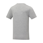 Men’s V-neck cotton t-shirt, 160 g/m², Elevate Life grey colour