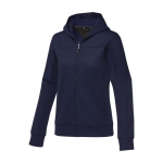 Women’s sports polyester jacket, 245 g/m², Elevate Life navy-blue colour