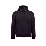 Unisex cotton and polyester sweatshirt, 280 g/m2 black colour first view