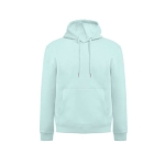 Unisex cotton and polyester sweatshirt, 280 g/m2 light blue colour first view