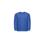 Children's polyester sweatshirt, 300 g/m2 royal blue colour first view