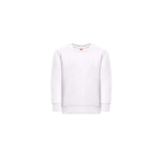 Children's cotton sweatshirt, 300 g/m2 white colour first view