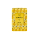 Vegetable soap made from coconut oil made in Portugal, 160g yellow colour