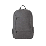 Backpack with padded compartment for 10.1” and 15.6” PC dark grey colour first view