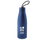 Recycled stainless steel bottle with handle, 710ml main view