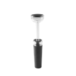 Wine stopper that provides a vacuum, ideal for bottles black colour first view