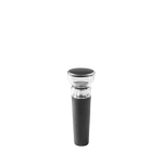 Wine stopper that provides a vacuum, ideal for bottles black colour