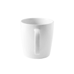 White ceramic mug with handle and glossy finish, 450ml white colour second view